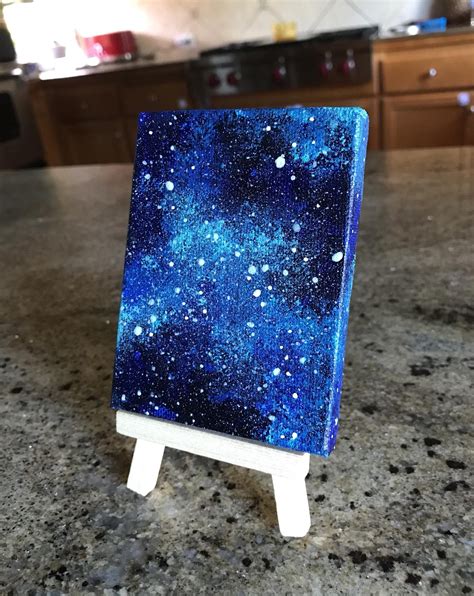 Art Project Galaxy Art Painting Dark Paintings Galaxy Painting Acrylic