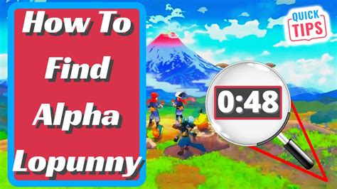 How To Find A Alpha Lopunny Pokemon Legends Arceus Alpha Lopunny