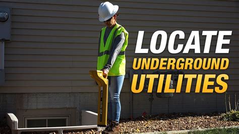 How To Locate Underground Utilities Youtube