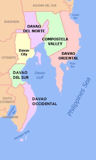 Region 11 Cities And Provinces In Davao Region Xi Philippines