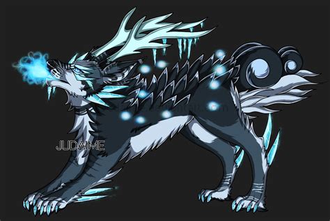 Dragon Wolf Hybrid Anthro