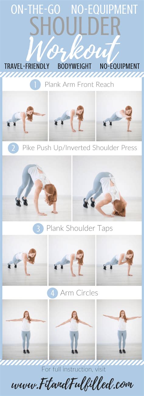 Bodyweight Shoulder Exercises Travel Friendly Workout Fit And Fulfilled