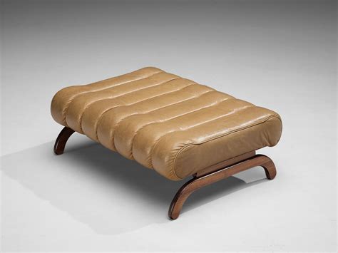 Karl Wittmann Pair Of ‘independence Benches In Camel Leather For Sale