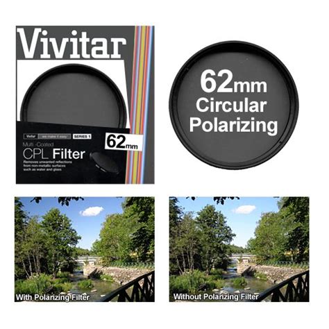 Canon Lens Cleaning Kit Ta Vivitar 62mm Series 1 Circular Polarizer