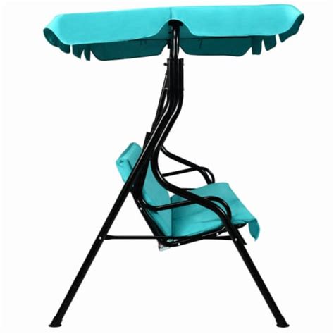 Gymax Blue Outdoor Swing Canopy Patio Swing Chair 3 Person Canopy Hammock 1 Unit Fred Meyer
