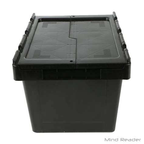 Use a mild soap and rinse it thoroughly. Mind Reader 4. Gal Heavy-Duty Flip Top Storage Tote in ...