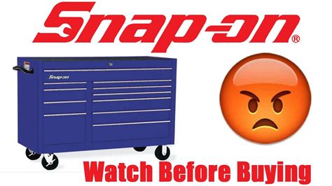 Watch This Before Buying A Snap On Tool Box Youtube