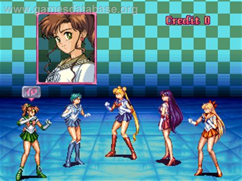 Pretty Soldier Sailor Moon Arcade Artwork Select Screen