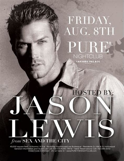 events las vegas sex and the city s jason lewis hosts aug 8th pure