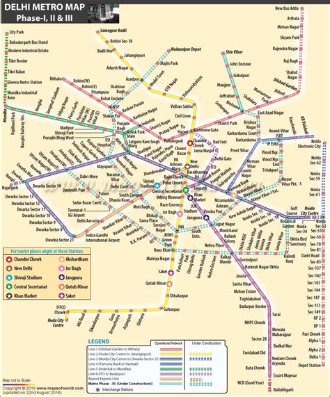 Delhi Metro Map Map Of Delhi Metro