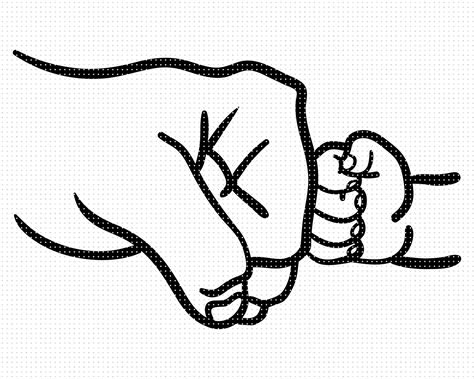 Father And Son Fist Bump Svg Best Friends Clipart Dad And Etsy Father And Son Fist Bump