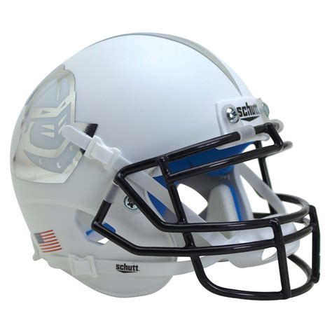 Ucf Knights Schutt White Chrome Decal Mini Football Helmet