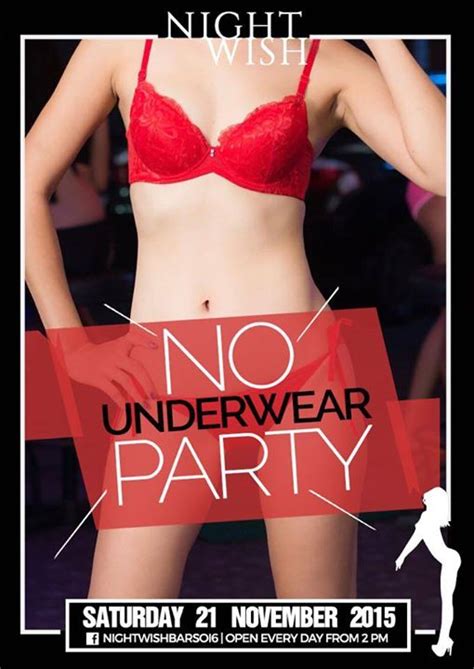 No Underwear Party At Night Wish Bar Soi 6 Pattaya Pattaya