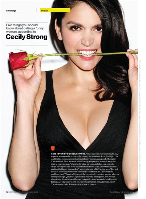 Cecily Strong Men S Health Magazine October Issue Celebmafia