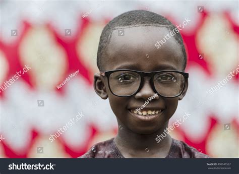 Little African School Nerd Child Boy Stock Photo 490141567 Shutterstock