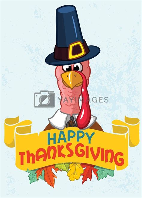 Turkey Cartoon Cartoon Birds Happy Thanksgiving Turkey Pilgrim Hat