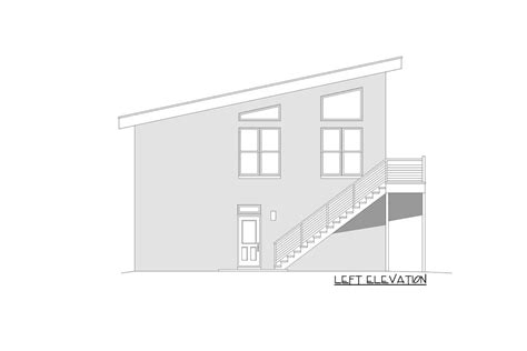 Contemporary House Plan With Two Units 68739VR Architectural