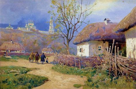 A Quiet Evening In Poltava Sergei Vasilkovsky No Date 1880s 90s