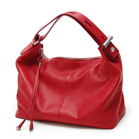 Genuine Leather Hobo Shoulder Bag Vibe Handbags