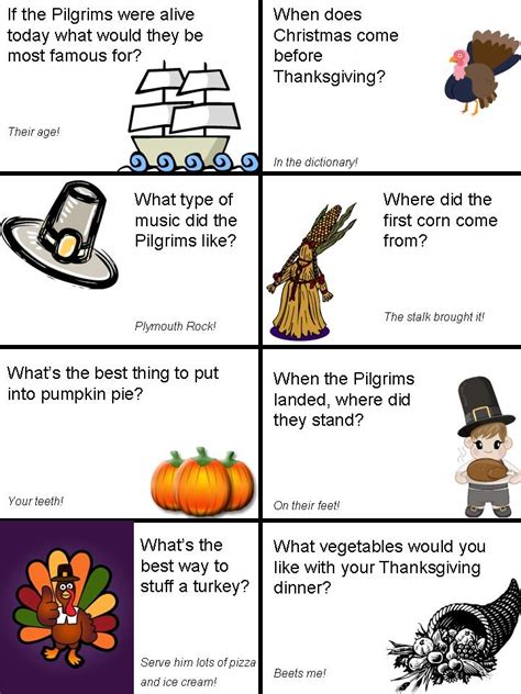 Thanksgiving Riddles For Adults Printable All Riddles