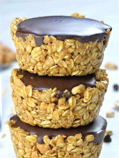 If the mixture is too dry add more honey to get sticky consistency of the mixture. No Bake Peanut Butter Granola Cups | Recipe | Peanut ...
