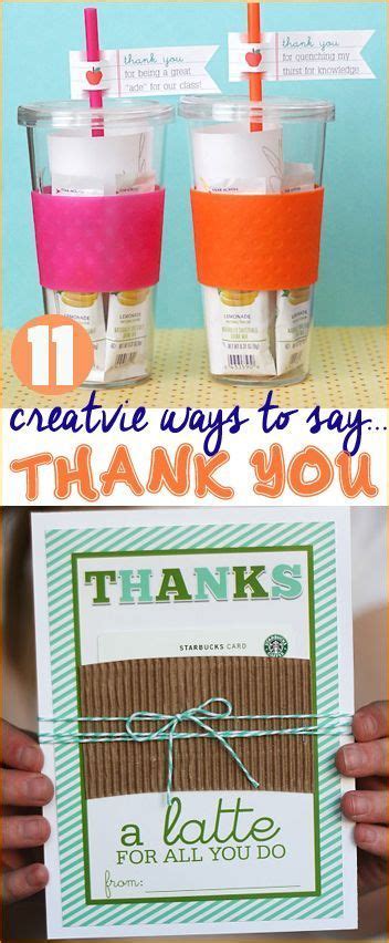 Because it's less formal, it's best to send a thank you email for a smaller gift or act of text. Creative Ways to Say Thank You. Great Teacher Appreciation ...