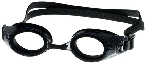 Made To Prescription Swim Goggles Adult Black With Custom Lenses