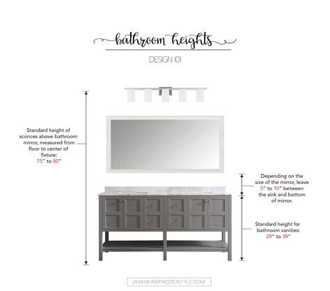 Comfort height bathroom vanities typically stand at kitchen counter height about 36 inches high. Height Of Bath Vanity Light