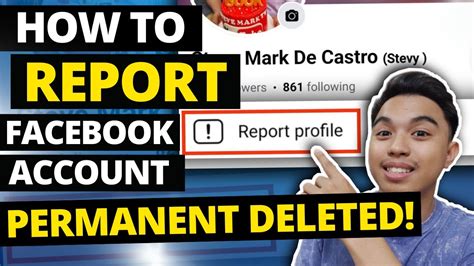 How To Report Facebook Account 2023 Paano I Report Ang Facebook