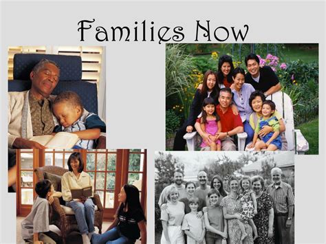 Ppt A Look At Families Then And Now Powerpoint Presentation Free