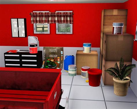 Mod The Sims Garage Clutter Garage Clutter Clutter Home Decor