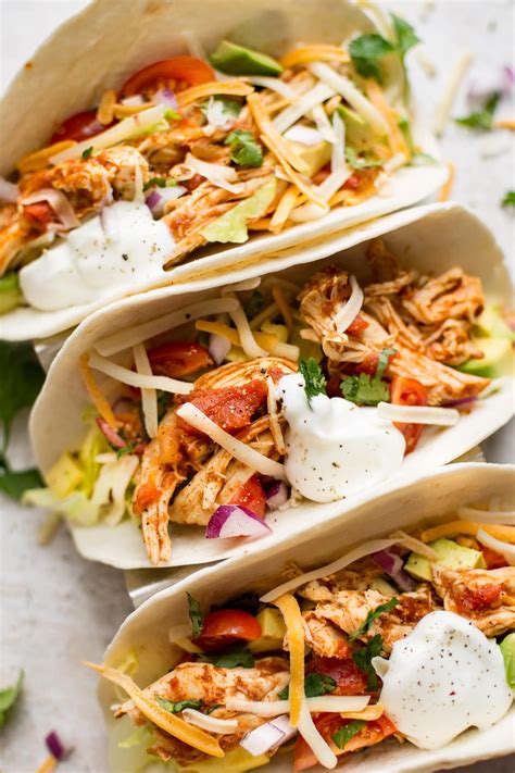 These Easy Instant Pot Chicken Tacos Are Quick Healthy And Flavorful