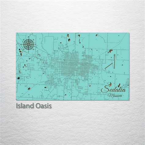 Sedalia, Missouri Street Map – Fire & Pine