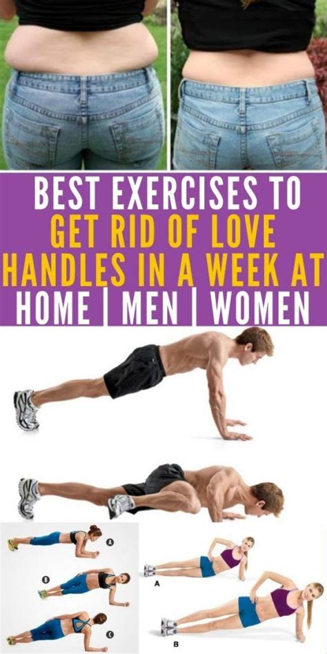 How To Get Rid Of Love Handles In A Week At Home Men And Women Love Handle Workout Love