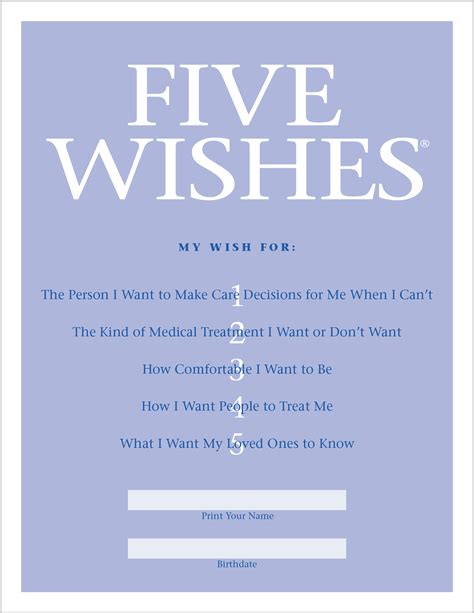 Five Wishes Genesis Umc