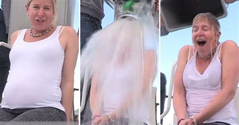 Katie Hopkins Gets Freezing Soaking And Shows Off Deliberate Weight