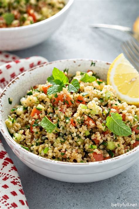 This Easy Tabbouleh Salad Recipe Is Made With Bulgur Wheat Fresh Herbs
