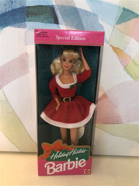 New Holiday Hostess Barbie Doll Special Edition Christmas Mattel EBay