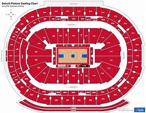 Little Caesars Arena 100 Level End Basketball Seating Rateyourseats Com