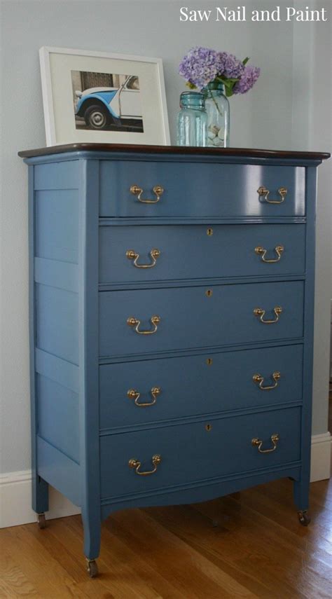 Vintage Blue Serpentine Dresser Take Three | Tall dresser ... Ikea chest and dresser safety recall.