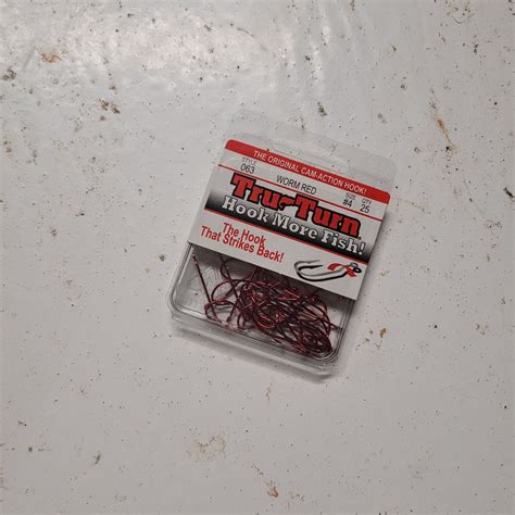 Tru Turn Red Worm Long Shank Hook Davo S Tackle Online