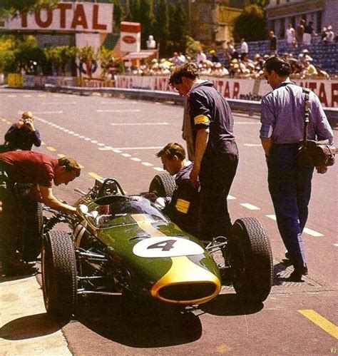 1963 Gp Monaco Dan Gurney Brabham Bt7 Climax Course Automobile