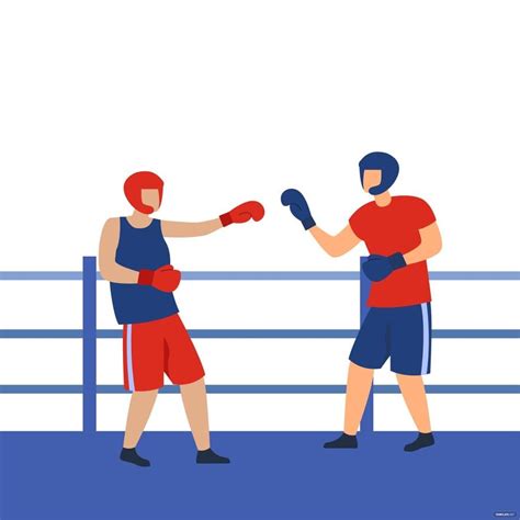 Boxing Vector In Illustrator SVG EPS PNG Download Template Net