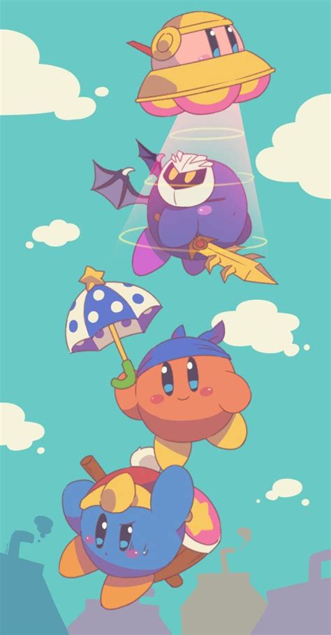 The Classic Team Kirby Meta Knight Waddle Dee And King Dededeas