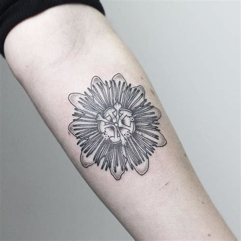 Passion Flower Tattoo Rachainsworth Tattoos Geometric Tattoo Flower Tattoo