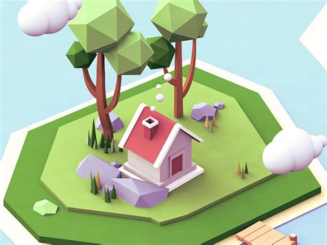 30 Dazzling Examples Of Isometric Designs Bashooka Low Poly Art