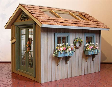 While a garden shed can improve your garden's operations by providing a common place for turn your shed into a mini gym so you don't have any excuse to miss your routine since you've got your. Pat's miniatures - Garden Shed and Garden