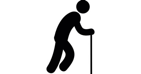 Old Age Stick Figure Computer Icons Walking Stick Person
