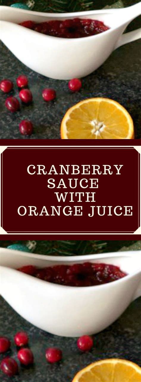 Eatsmarter has over 80,000 healthy & delicious recipes online. Homemade cranberry sauce with orange juice, the best sauce to serve with the Thanksgiving ...