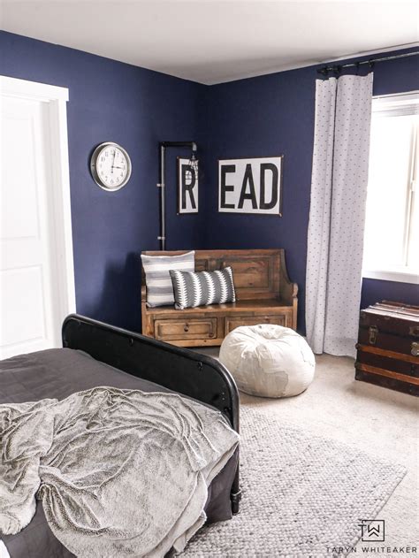 Navy Blue Boys Bedroom Taryn Whiteaker Designs